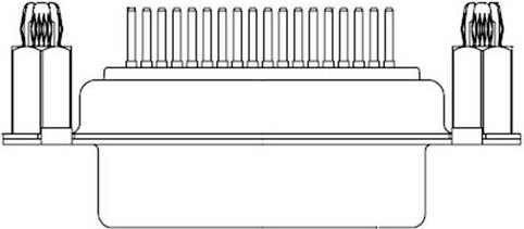 Molex D-SUB Steckverbinder 1731130237 mit 62 Polzahl und Goldkontakten - Bild 1
