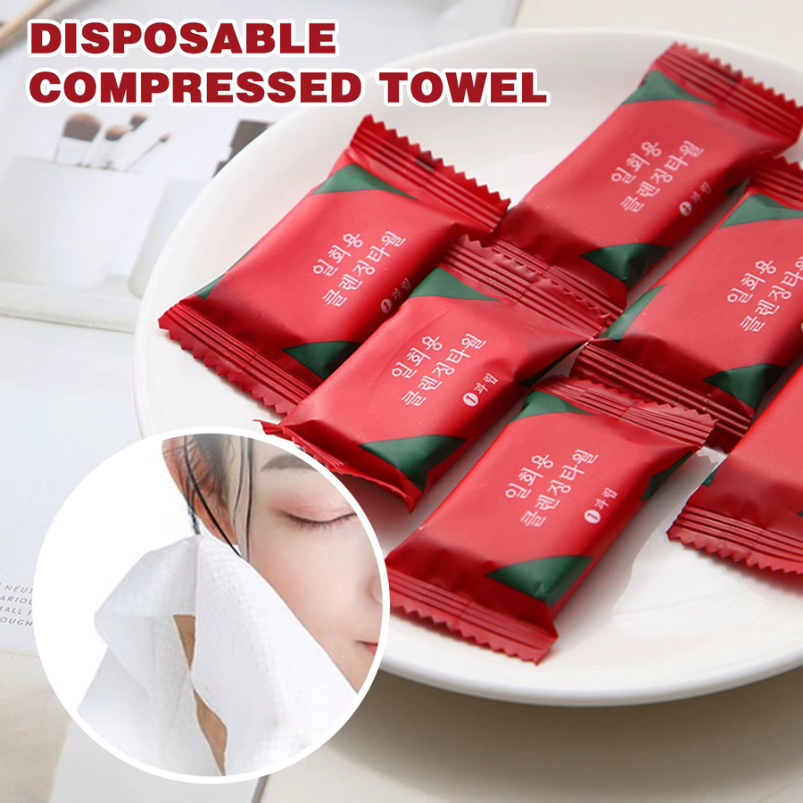 eelhoe Komprimierte Einweg Handtücher, 5 Stück, Microfibre, Unisex - Bild 2