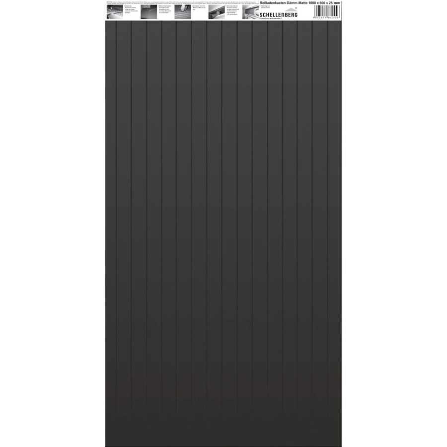 Schellenberg Rollladenkasten-Dämmmatte aus EPS, Stärke: 25 mm, Breite: 50 cm, bunt - Bild 2