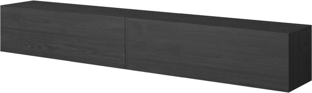 Selsey TV-Hängeboard Bisira in Holzoptik Esche, Farbe Schwarzgrau, Breite: 200 cm - Bild 1