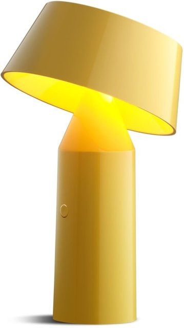 Marset Bicoca LED Tischleuchte in Gelb aus Kunststoff mit Schirm - Bild 1