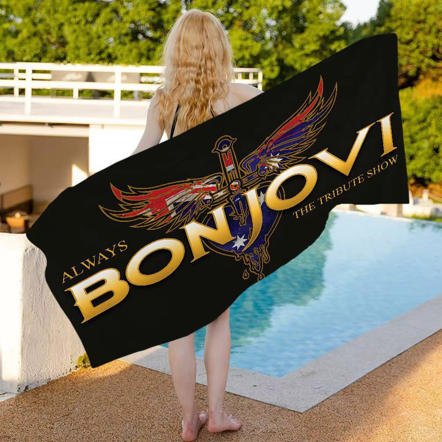 B-BonS J-Jovi Strandtuch für Mädchen, buntes Mikrofaser-Badetuch, schnell trocknend und sandfrei, Multicolor - Bild 5
