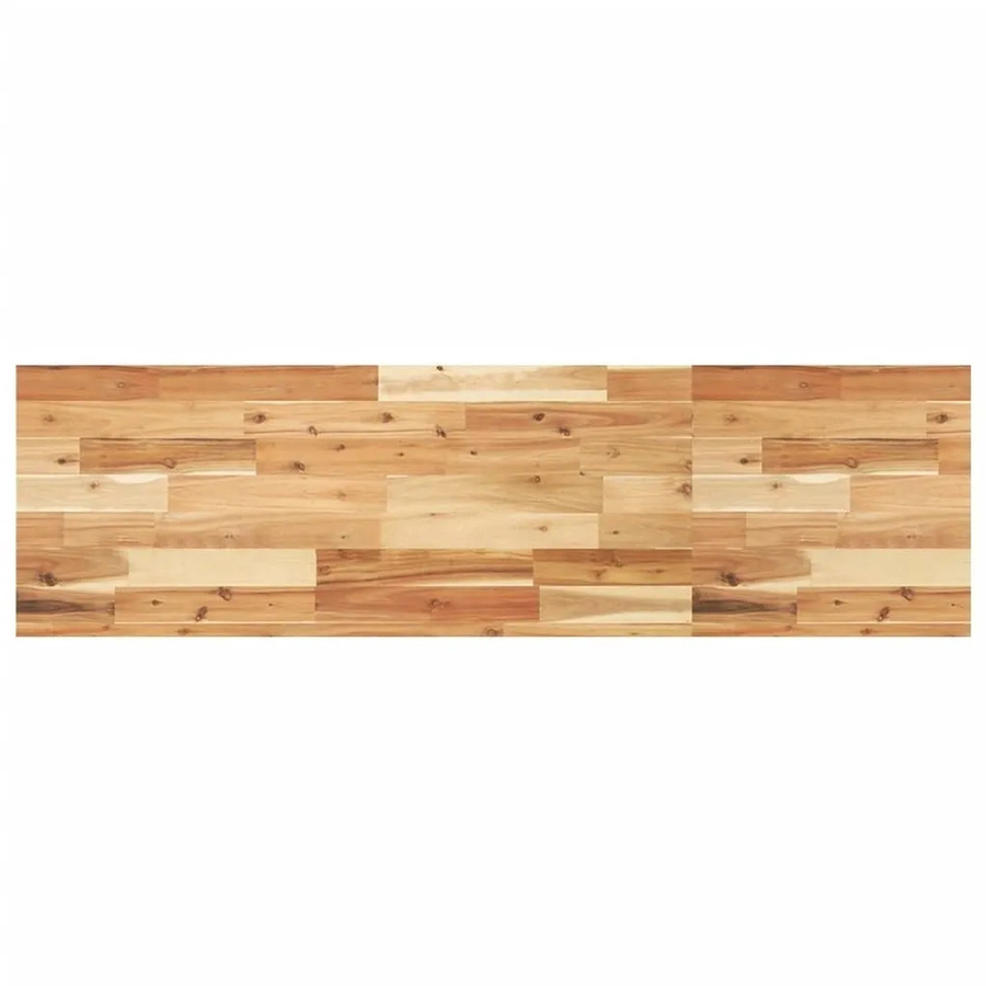 vidaXL Tischplatte aus Massivholz Akazie in Braun, Rechteckig, B/T/H: 120 x 40 x 4 cm - Bild 2