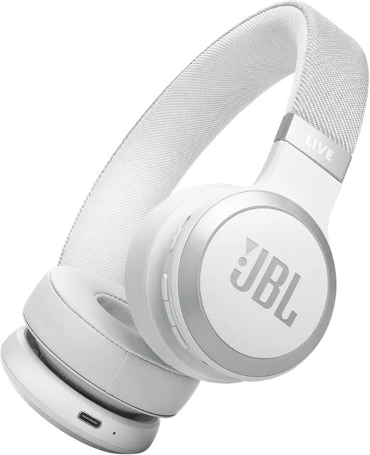 JBL Live 670NC kabelloser On-Ear-Kopfhörer mit True Adaptive Noise Cancelling in Weiß - Bild 1