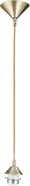 Orion Lightstyle Kabelaufhängung Grado in Antik Gold/Brass für E27, Länge: 110 cm - Bild 1