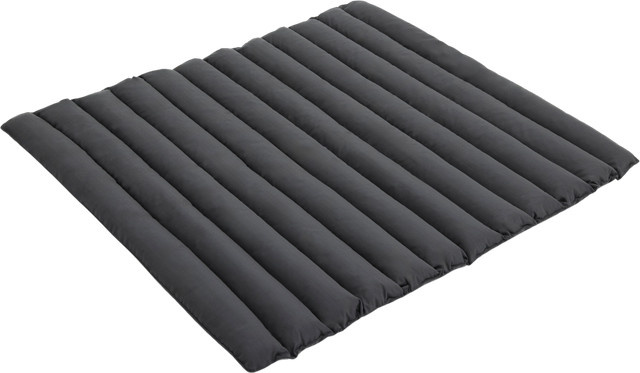 HAY Palissade Soft Quilted Kissen für Lounge Sofa in Anthrazit, Grau und Schwarz, rechteckig - Bild 1