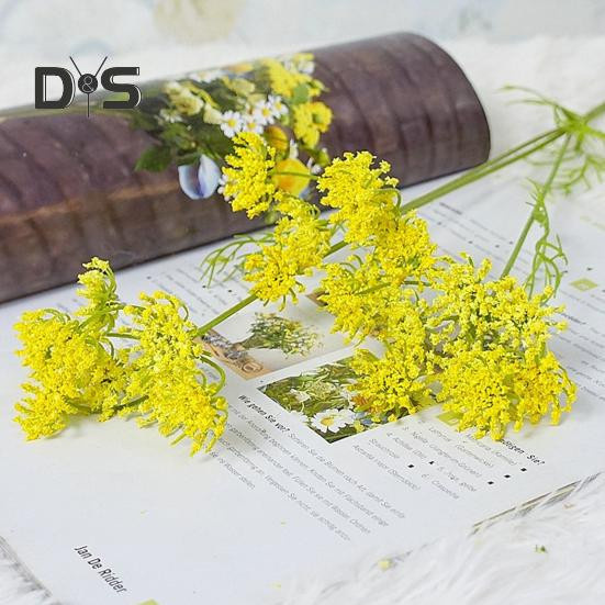 DYS Home Decor Künstliche Spitzenblume mit grünen Blättern in Grün - Bild 1