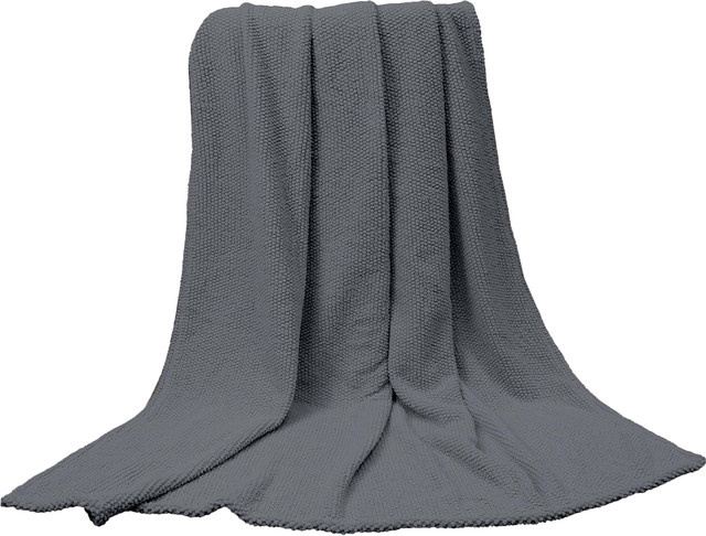 Bella Casa Kuscheldecke Jacquard Popcorn Bubble aus 100% Polyester, B/B: 130 x 170 cm - Bild 1