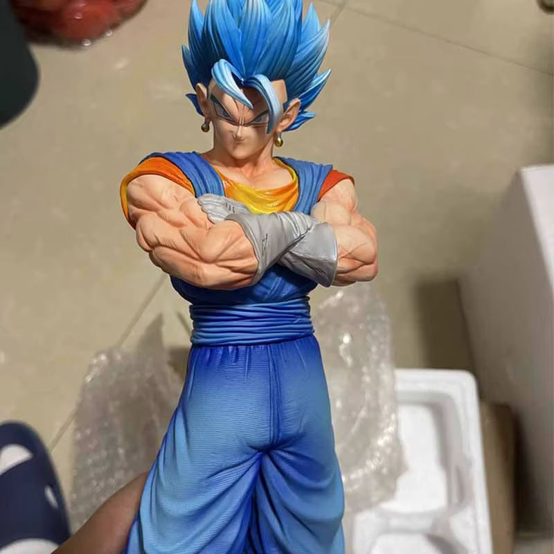 Bandai Dragon Ball Twin Kings Statue Beijit Wujita Sun Wukong Handgemachtes Ornament Modell aus Kunstharz, mehrfarbig - Bild 3