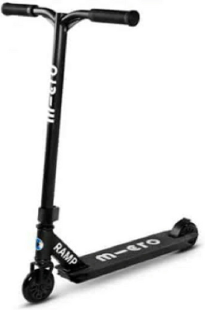 Micro Ramp Stunt-Scooter, schwarz, Metall - Bild 1