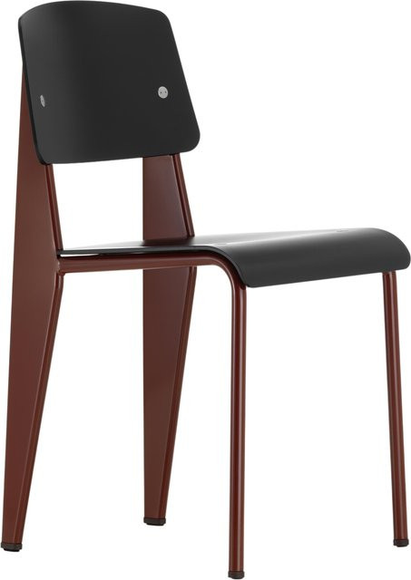 Vitra Standard Sp Stuhl in Rot mit mattem ASA-Kunststoff und Metall - Bild 1