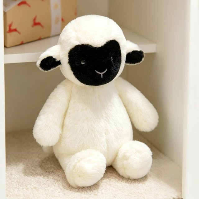 Yiran toy Schaf Plüschtier, Lamm Puppe, 22cm - Bild 1