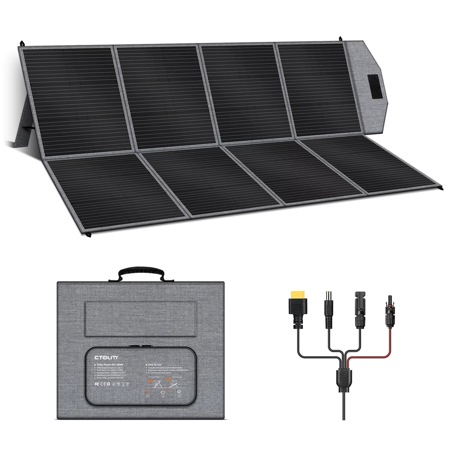 CTOLITY SP400 Faltbares Solarpanel 41V 9.8A für Solargeneratoren und Powerstations zur netzunabhängigen Stromversorgung beim Camping und im Wohnmobil - Bild 7