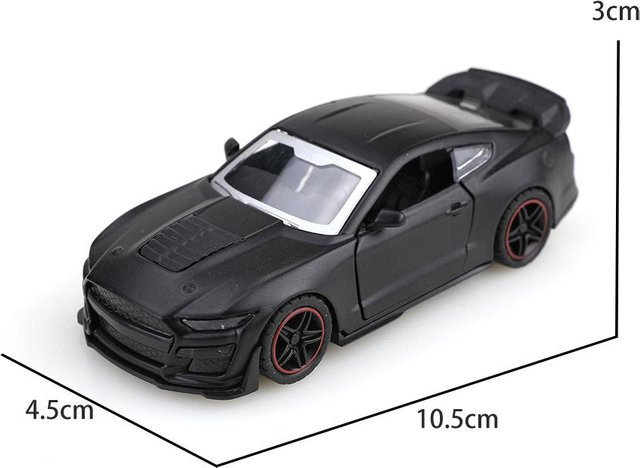 Linyi toy car Mustang Gt Rennwagen, Legierungsmodellauto, 1:43, ab 4 Jahre - Bild 1