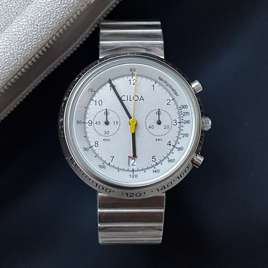 CILOA Armbanduhr, Quarz, Edelstahl, Silber, Herren - Bild 3