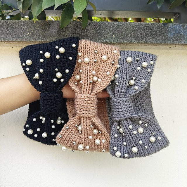 KBAP Stirnband, Perle, Schleife, Damen - Bild 1