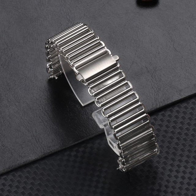 Zhangeer Uhrenarmband Edelstahl, Silber, Unisex - Bild 1