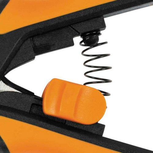 Fiskars Solid SP13 Gartenschere aus rostfreiem Stahl in Orange und Schwarz, Länge: 215 mm - Bild 2