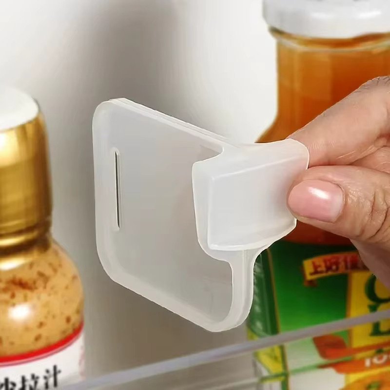 Untior Kühlschrank Organizer Teiler aus Kunststoff, transparente und einstellbare Fächer für Küche und Schränke - Bild 3