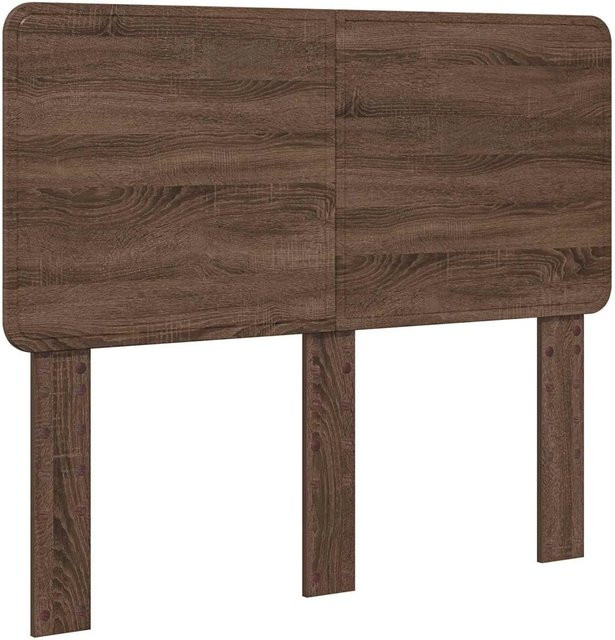 vidaXL Kopfteil aus Holzwerkstoff in Eiche Braun mit Maserung, Breite: 120 cm - Bild 1