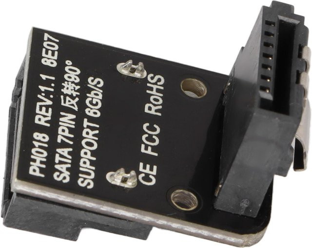 SATA-Adapter 90 Grad von KONNWEI in Schwarz - Bild 1