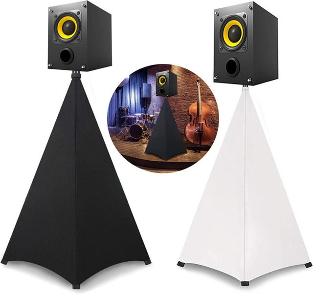 VODOOL DJ-Lichtständer-Abdeckung universelle Stativabdeckung in Schwarz oder Weiß - Bild 1