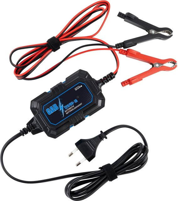 Güde Automatik Batterieladegerät GAB 12V/6V-1A in Schwarz, 6-stufig - Bild 1