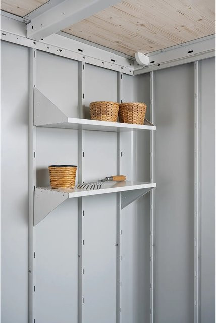 Biohort Regalböden für Geräteschrank Neo, 2er-Pack, Stahl, grau - Bild 1
