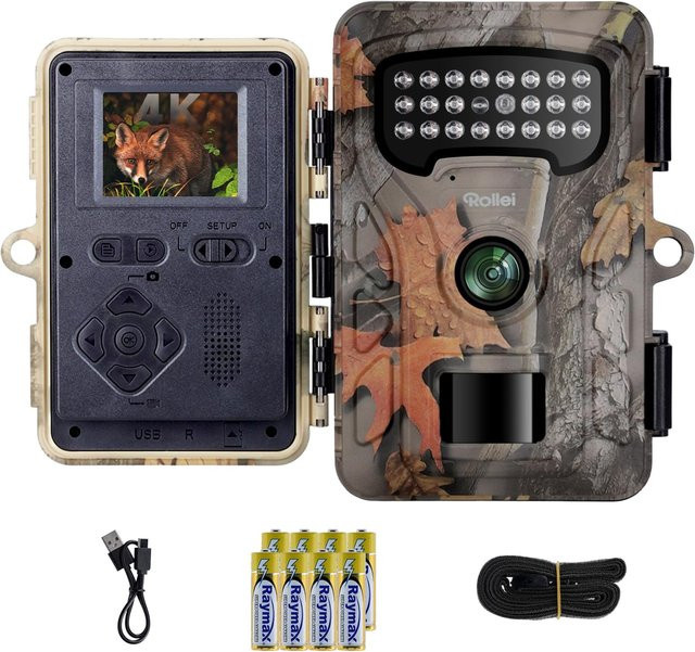 ROLLEI Wildkamera HD-30 Actionkamera mit 2 Zoll IPS-LCD-Farbdisplay und IP54 Schutz in Multicolor - Bild 2