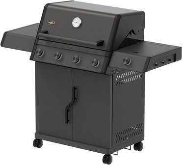 THOR Gasgrill Thunder mit 4 Hauptbrennern und Searbrenner in Schwarz - Bild 1