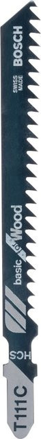 Bosch Stichsägeblatt T 111 C Basic HCS für Holz, 3er-Pack - Bild 2