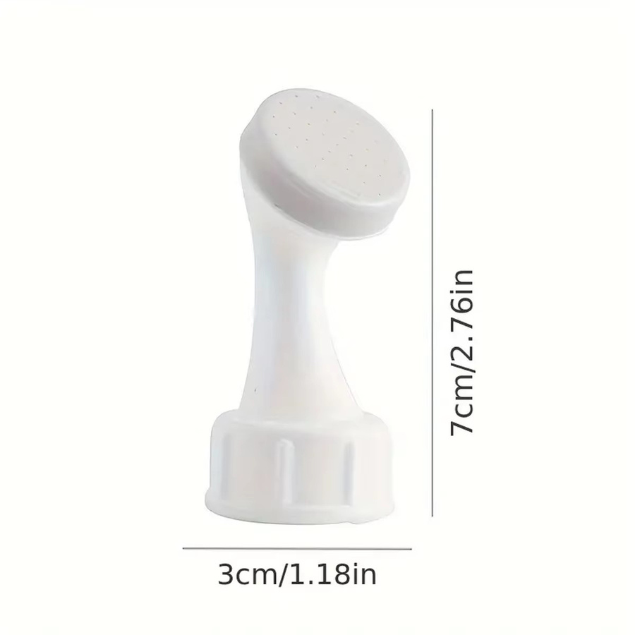 Fashion Home Bewässerungswerkzeug für kleine Pflanzen, praktischer Sprinkler-Wasserflaschenverschluss aus Kunststoff in Grau und Weiß - Bild 2