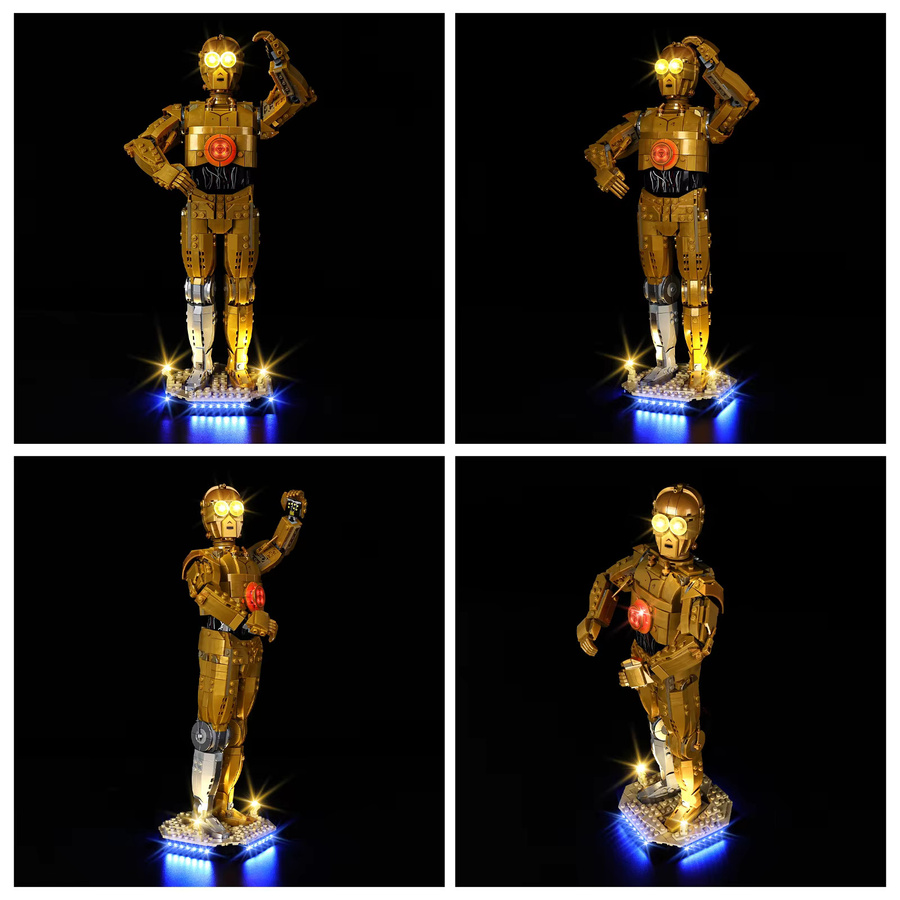 LEGO Star Zone C-3PO 75398, LED-Beleuchtungsset ohne Modell - Bild 3