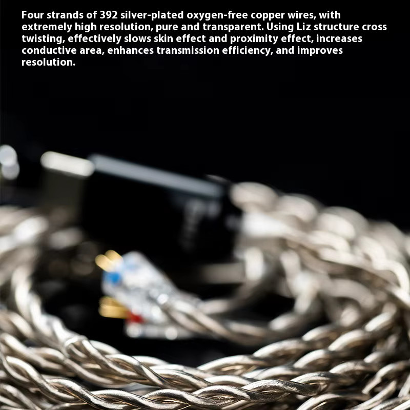 FiiO LS-TC2 Upgrade-Kabel mit USB-C Anschluss, 0,78 mm 2-polig, inklusive Mikrofon für Sprachanrufe und DSP-Audiodekodierung - Bild 2