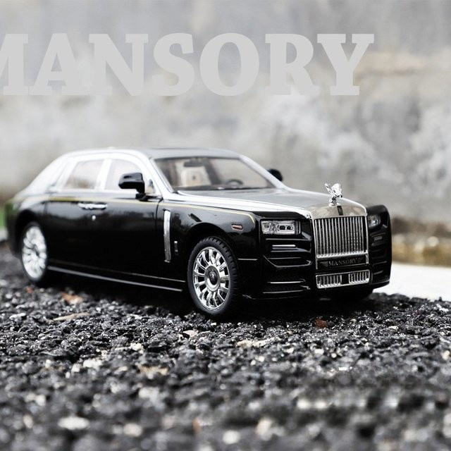 KaKBeir Phantom Star Top Edition Simulation Legierung Auto Modell, 1:24, Metall, Schwarz - Bild 1