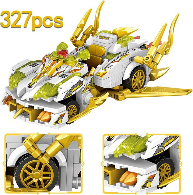 Hot Moc Speed Stadt Auto, Baustein Set, Racer, Supercar Fahrzeug Modellbau - Bild 1