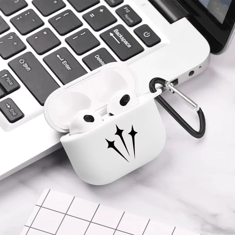 Stilvolle Airpod-Hülle für Apple AirPods 2, 3 und Pro in Schwarz-Weiß - Bild 2