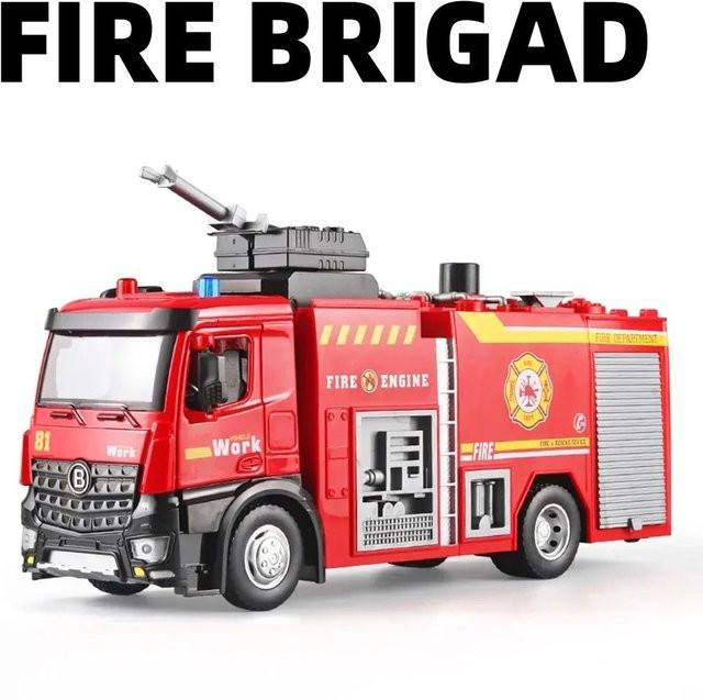 Feuerwehrauto Modell, 1:18, Licht und Musik, ab 14 Jahren - Bild 1