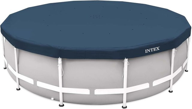 INTEX Deluxe Pool Abdeckplane rund, blau, Durchmesser: 366 cm - Bild 1