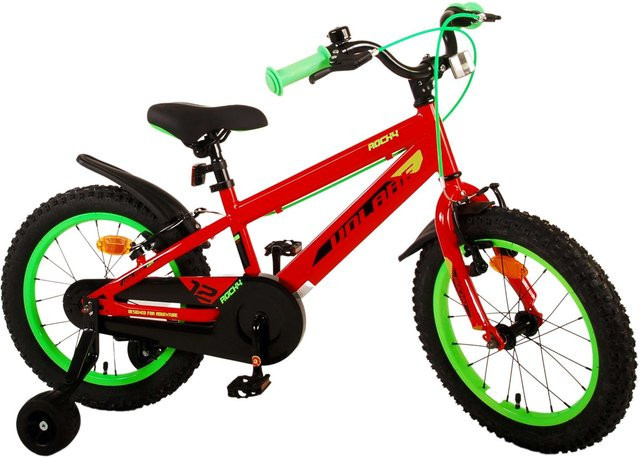 TPFSports Rocky Kinderfahrrad, 16 Zoll, Rot, 2 Handbremsen - Bild 1