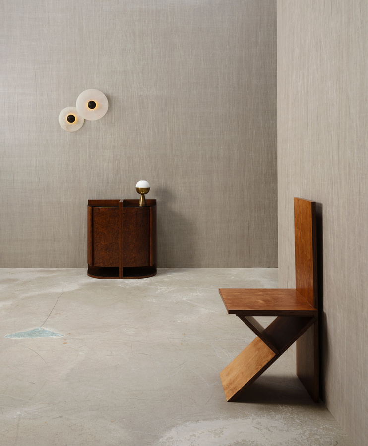 Arte Wallpaper Pyxis Mink Abstrakte Vlies Tapete Beige Matt - Bild 1