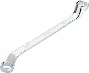 Vigour Doppel-Ringschlüssel Silber, Schlüsselweite: 21 mm und 23 mm - Bild 1