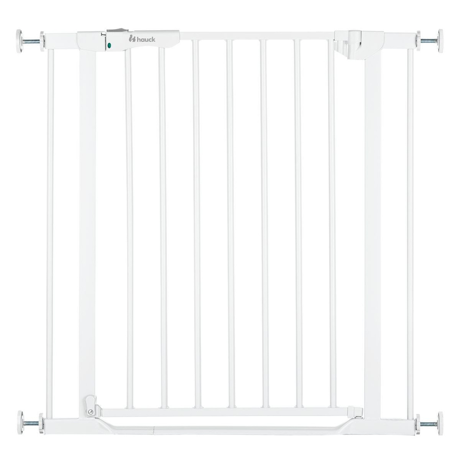 Hauck Tür- und Treppenschutzgitter Clear Step Autoclose 2, Weiß und Transparent, Breite: 75-80 cm - Bild 1