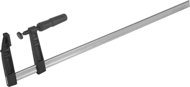 STAHLWERK F-Zwinge Schraubzwinge aus Stahl und Kunststoff, Breite: 120 mm, Höhe: 80 mm, Spannweite: 800 mm - Bild 1