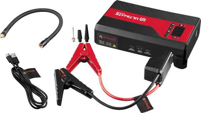 ULTIMATE SPEED Autostarthilfe UPK 10 H5 mit Powerbank und Kompressor in Rot/Schwarz - Bild 1