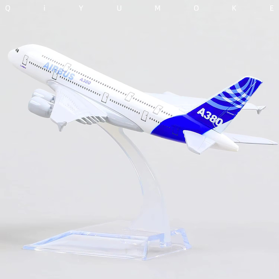 ZOCO A380 Prototype Model Plane, Diecast Metal, 16cm, ab 14 Jahre - Bild 2