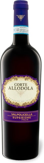 Corte Allodola, Valpolicella DOC Superiore, trocken, Rotwein, 2021, 0,75 l - Bild 1