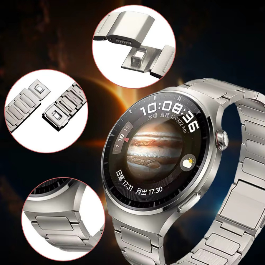 OAKCHARM Uhrenarmband Titan, Silber, Unisex - Bild 4