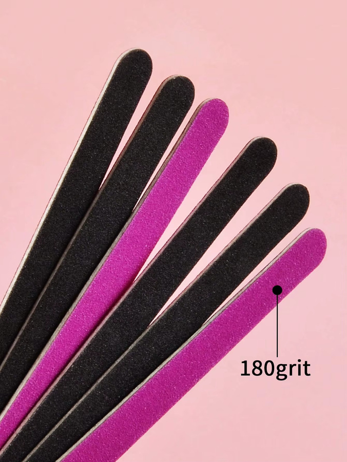 klimonla Nagel Feilen aus Holz, 100/180 Körnung, Unisex - Bild 2