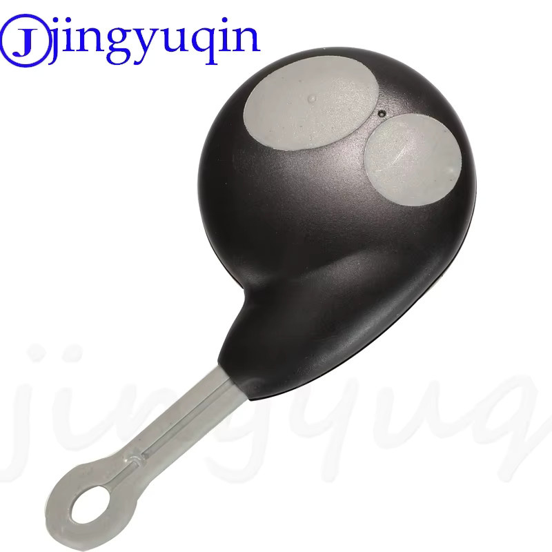 Jingyuqin Ersatz Fernbedienung Auto Schlüssel Shell Blank Cove für Toyota Cobra Alarm 7777, 2 Tasten, Schwarz - Bild 2